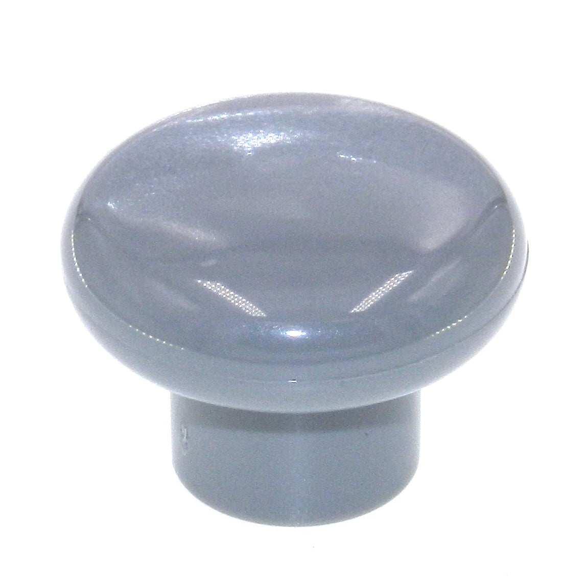 Amerock Plastics Gray 1 1/4" Round Cabinet Knob BP5421-BQ