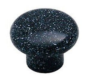 Amerock BP5421-SPB Speckled Black 1 1/4" Round Cabinet Knob Pull Allison
