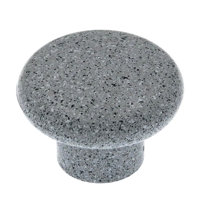 Amerock Plastics 1 1/4" Grey Granite Round Cabinet Plastic Knob BP5421-SPG