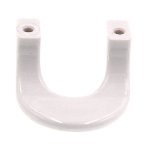 Amerock Plastics White 1 1/4" Ctr. Cabinet Finger pull Handle BP5422-54