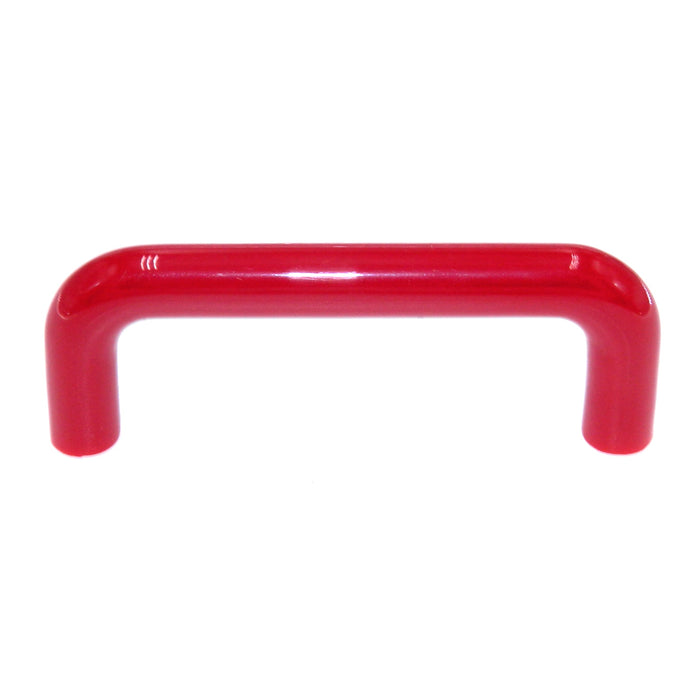 Amerock Plastics BP5430-BE - Tirador de arco para gabinete, color rojo, 3 pulgadas