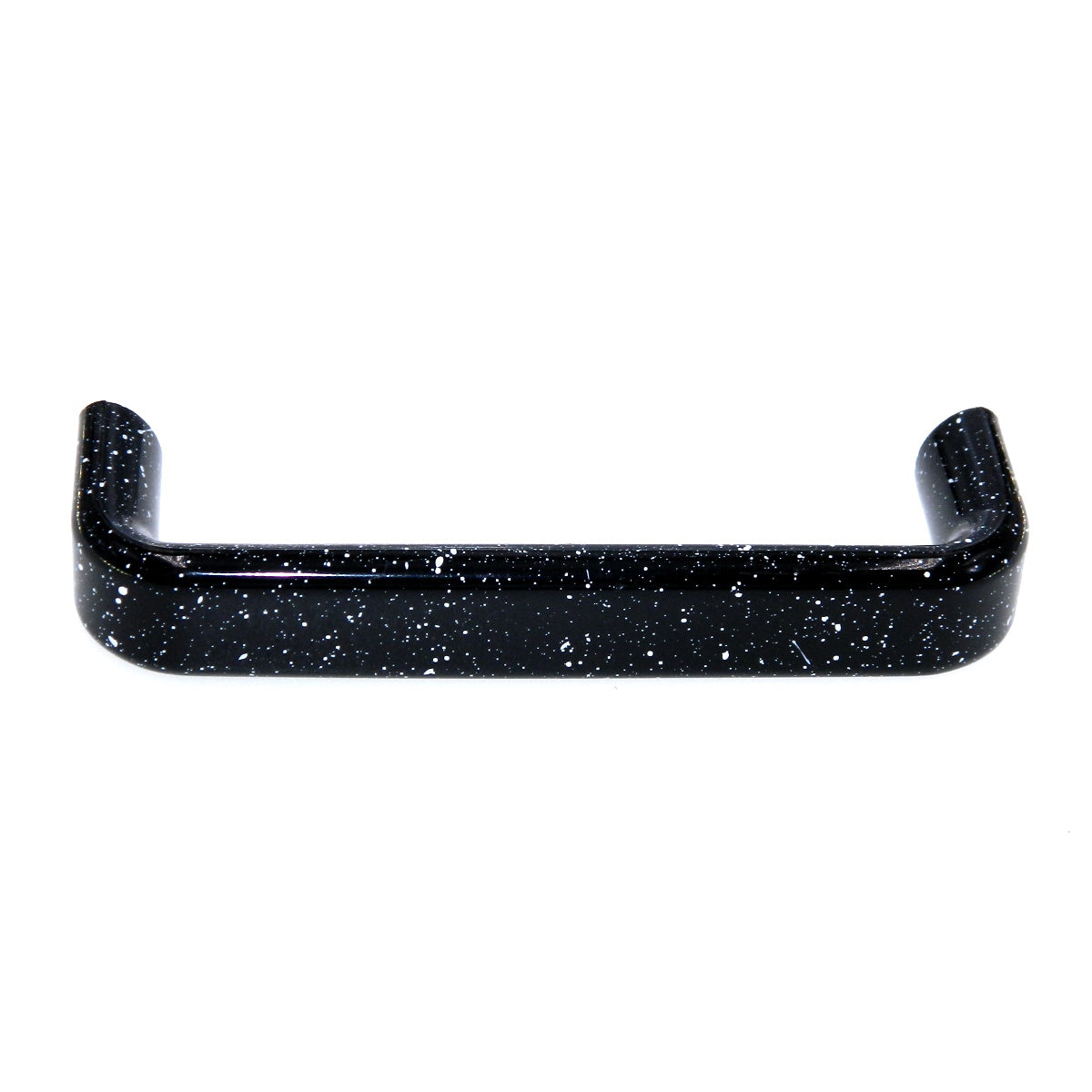 Amerock Plastics Black 3 3/4" (96mm)cc Granite Pattern Cabinet Handle BP5436-SPB