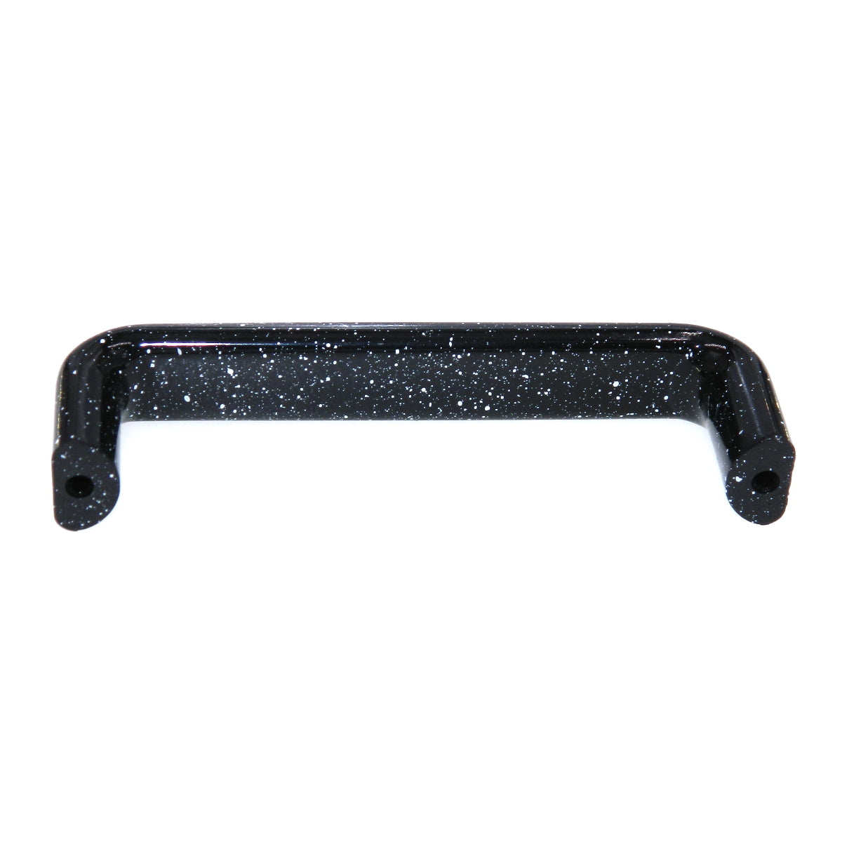 Amerock Plastics BP5436-SPB - Manija para gabinete con patrón de granito, color negro, 3 3/4" (96 mm) cc