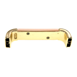 Amerock Metals Bright Brass and Almond 3 3/4" (96mm)cc Cabinet Handle BP5525-AL3