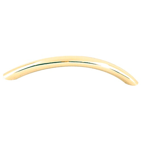 Amerock Allison Polished Brass Bow 3 3/4" (96mm) Solid Brass Arch Cabinet Handle Pull BP5527-3