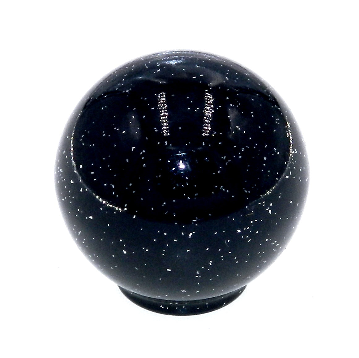 Amerock Plastics BP5531-SPKC - Tirador redondo para gabinete, color negro moteado, 1-1/4"