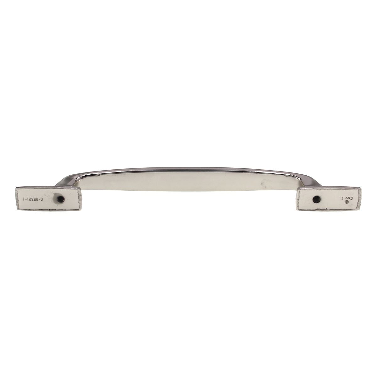 Amerock Highland Ridge 6 1/4" (160mm) Ctr Cabinet Pull Polished Nickel BP55321PN