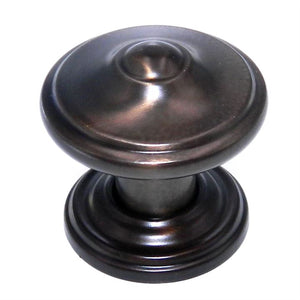 Amerock Revitalize Caramel Bronze 1 1/4" Cabinet Knob With Backplate BP55341-CBZ