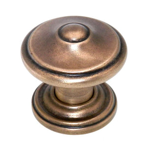Amerock Revitalize Gilded Bronze 1 1/4" Cabinet Knob With Backplate BP55341-GB