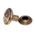 Amerock Revitalize Gilded Bronze 1 1/4" Cabinet Knob With Backplate BP55341-GB