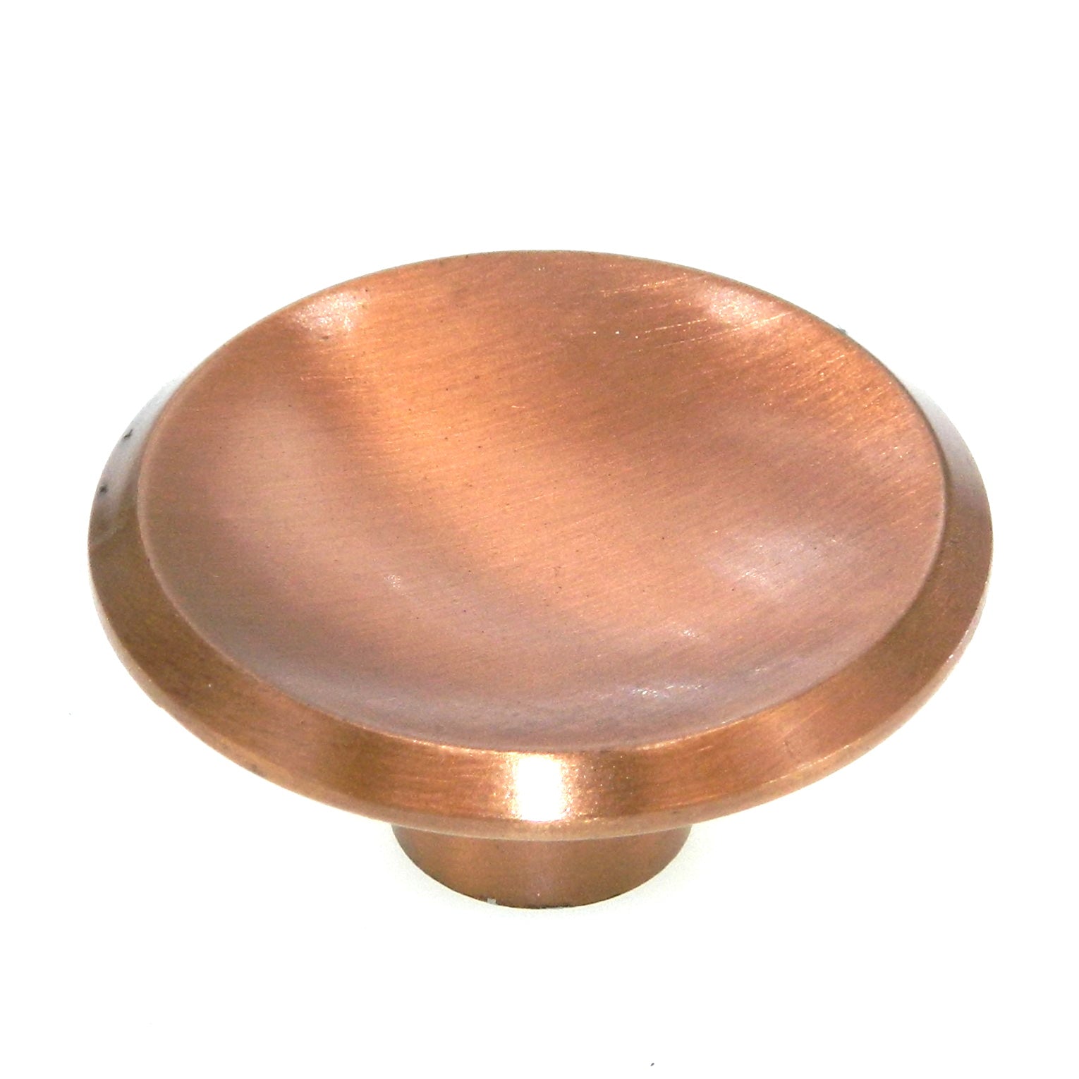 Vintage Amerock Mid-Century Modern Satin Copper 2" Round Cabinet Knob BP554-41