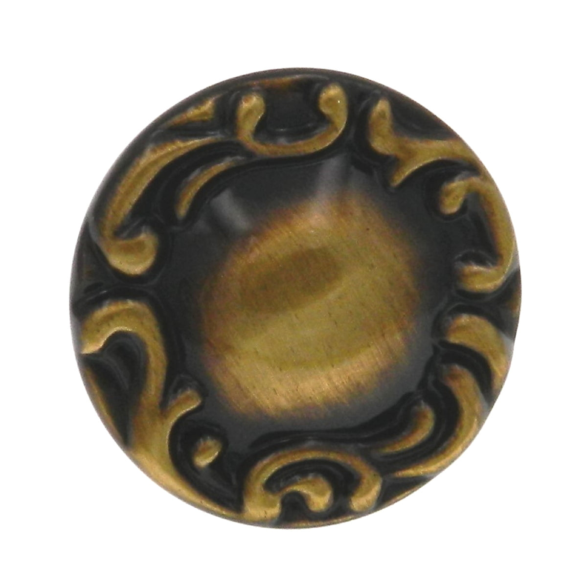 Amerock Allison BP643AE - Perilla redonda para gabinete, estilo inglés antiguo, 1 1/8"