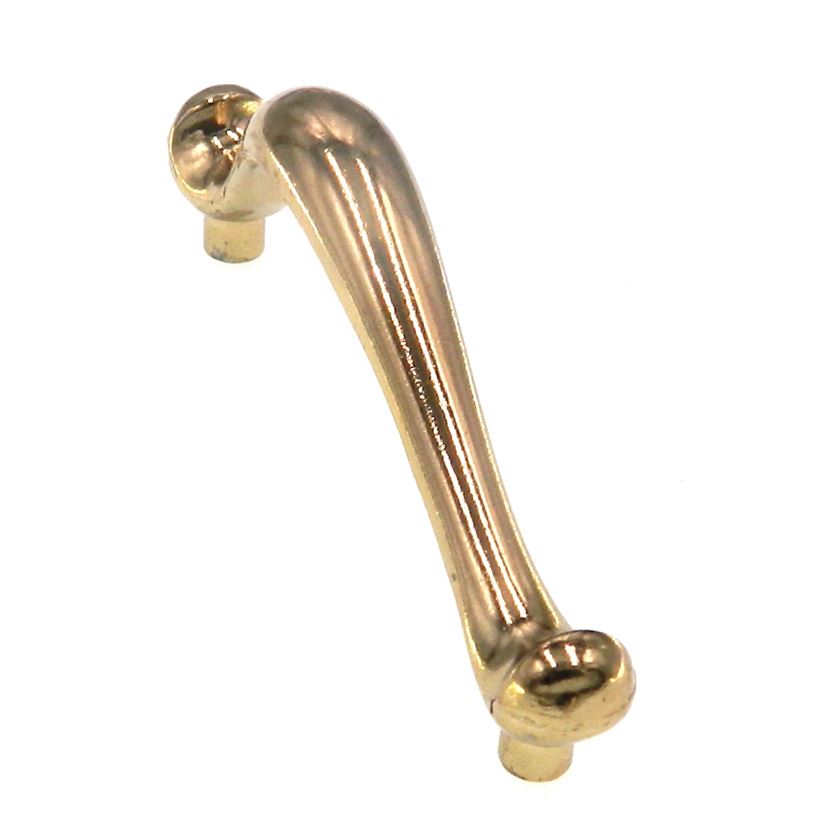 7 Pack Amerock BP648-3 Polished Brass 3"cc Pitcher Cabinet Handle Pulls
