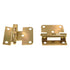 Amerock Polished Brass Part. Wrap Hinges 1/4" Overlay Non Self-Closing BP70382-3