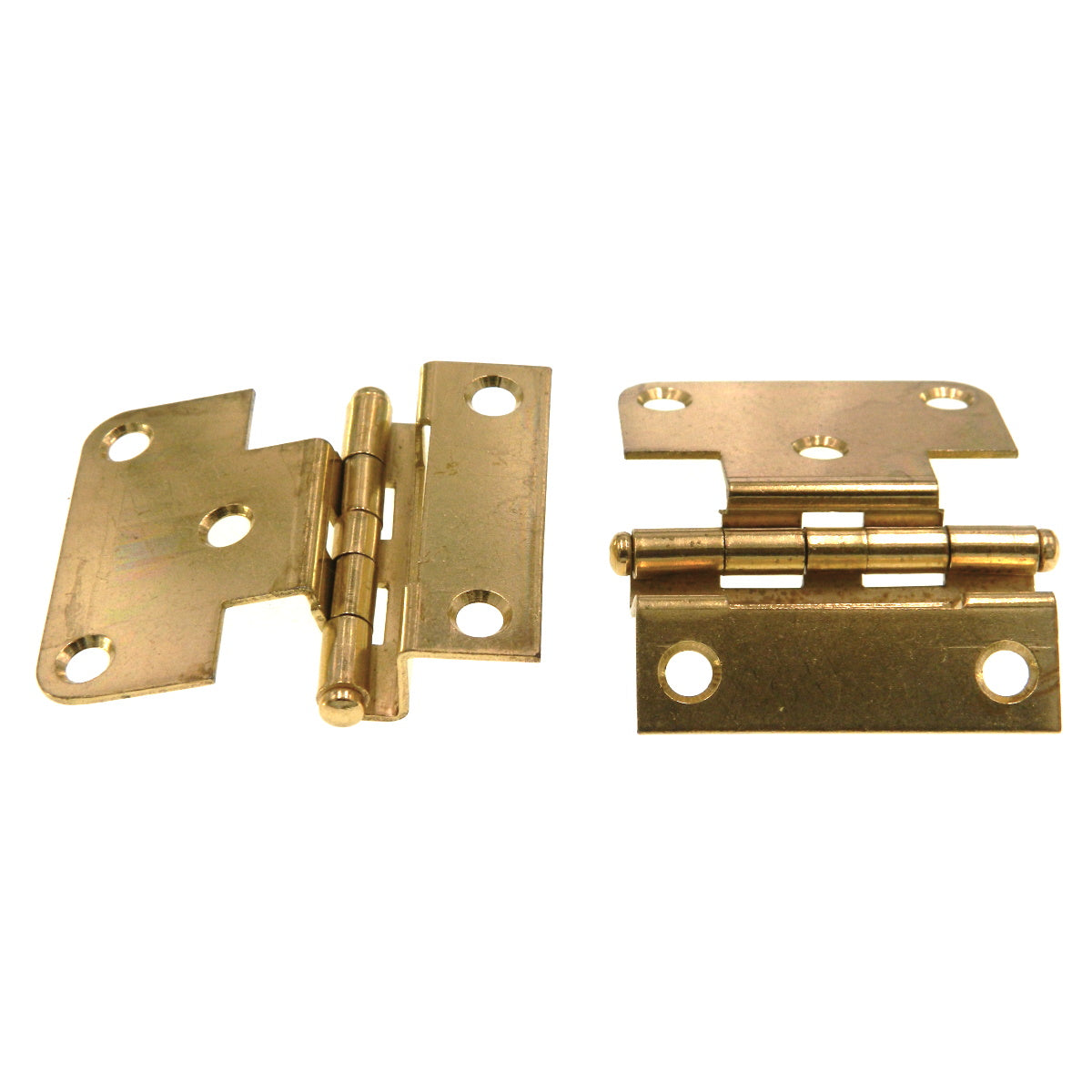 Amerock Polished Brass Part. Wrap Hinges 1/4" Overlay Non Self-Closing BP70382-3