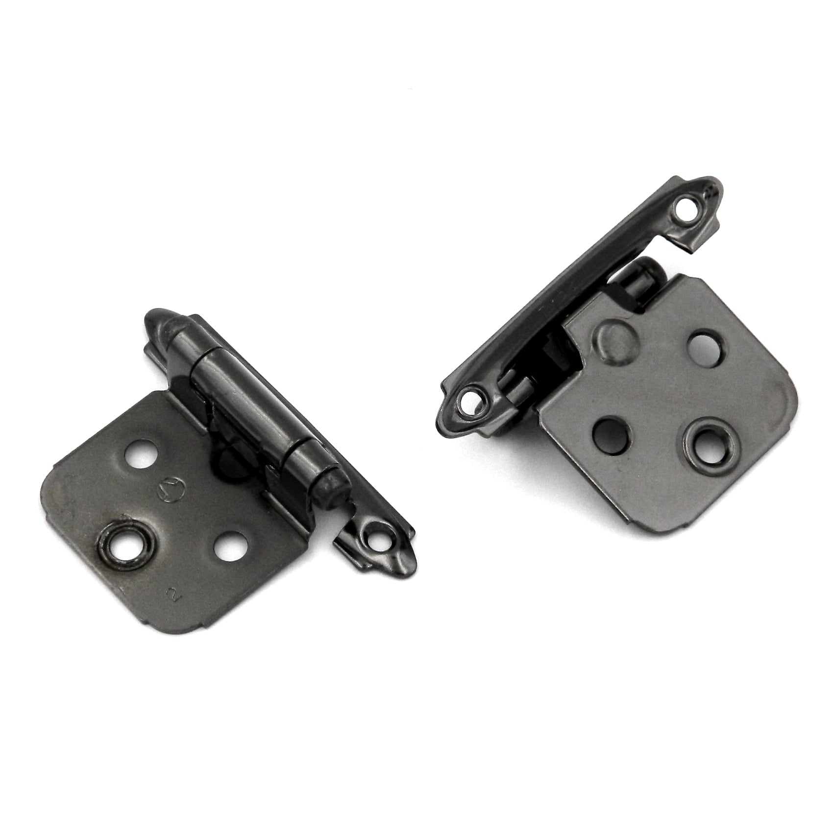 Par de bisagras variables decorativas de cierre automático Amerock BP7139-BN