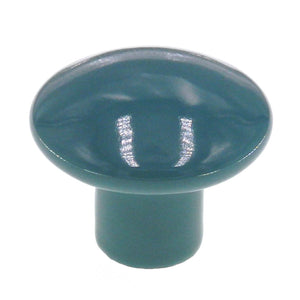 Amerock Ceramics BP72002-TEAL - Tirador redondo para gabinete (1 3/8 pulgadas), color verde azulado