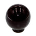 Vintage Amerock Porcelain Dark Brown 1 1/4" Round Cabinet Knob BP727A-BN