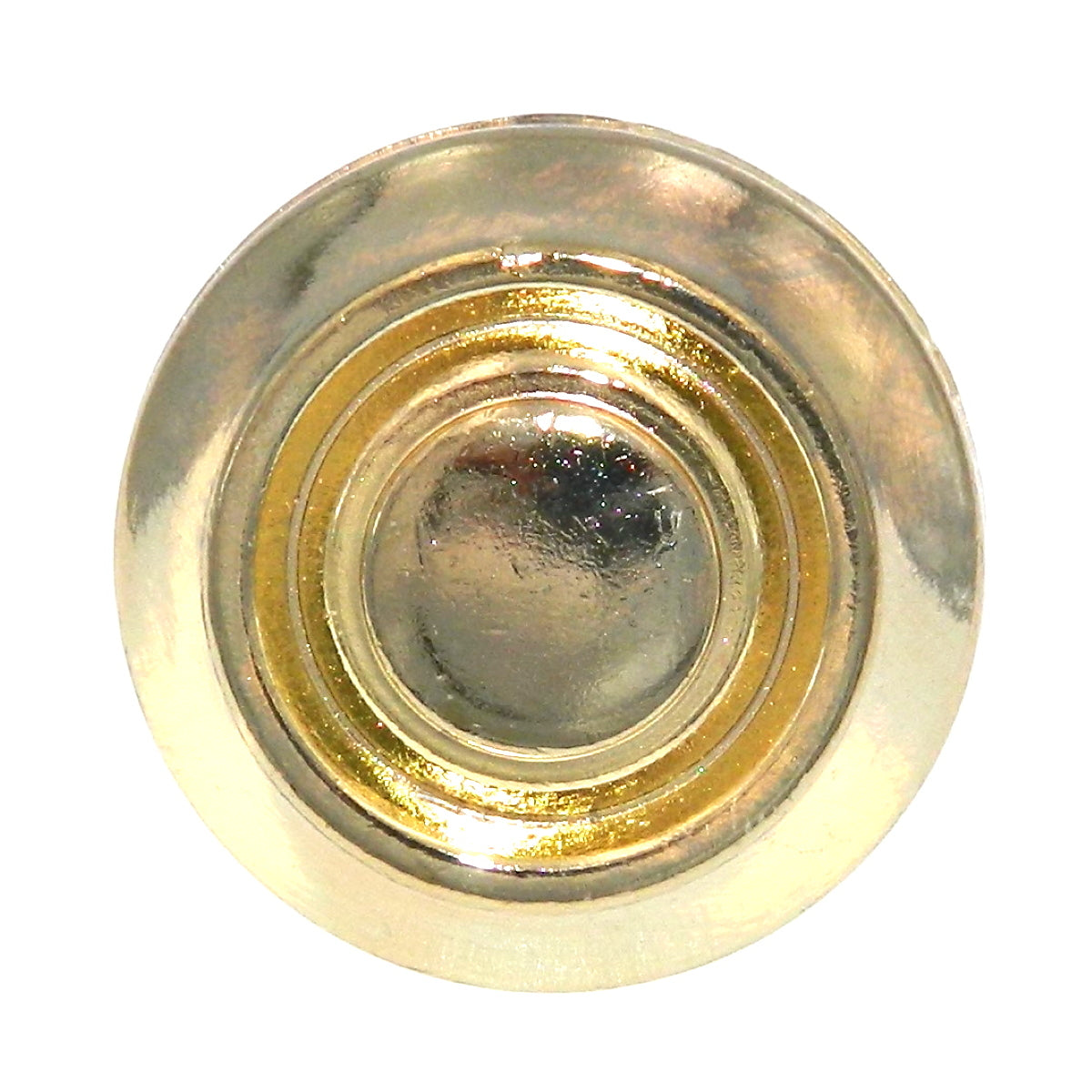 Amerock BP728-3 Tiradores de perilla de gabinete Viscount de latón macizo de latón pulido de 1 1/4"