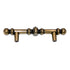 Vintage Amerock Charter Burnished Brass 3" Ctr. Cabinet Bar Pull BP742-BB