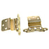 Pair of Amerock Polished Brass 3/8" Inset Hinges Non Self-Closing BP7538-3