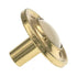 Amerock BP755-3A Pomo para gabinete de latón pulido de 1 1/4 pulgadas, centro de almendra, paquete de 10
