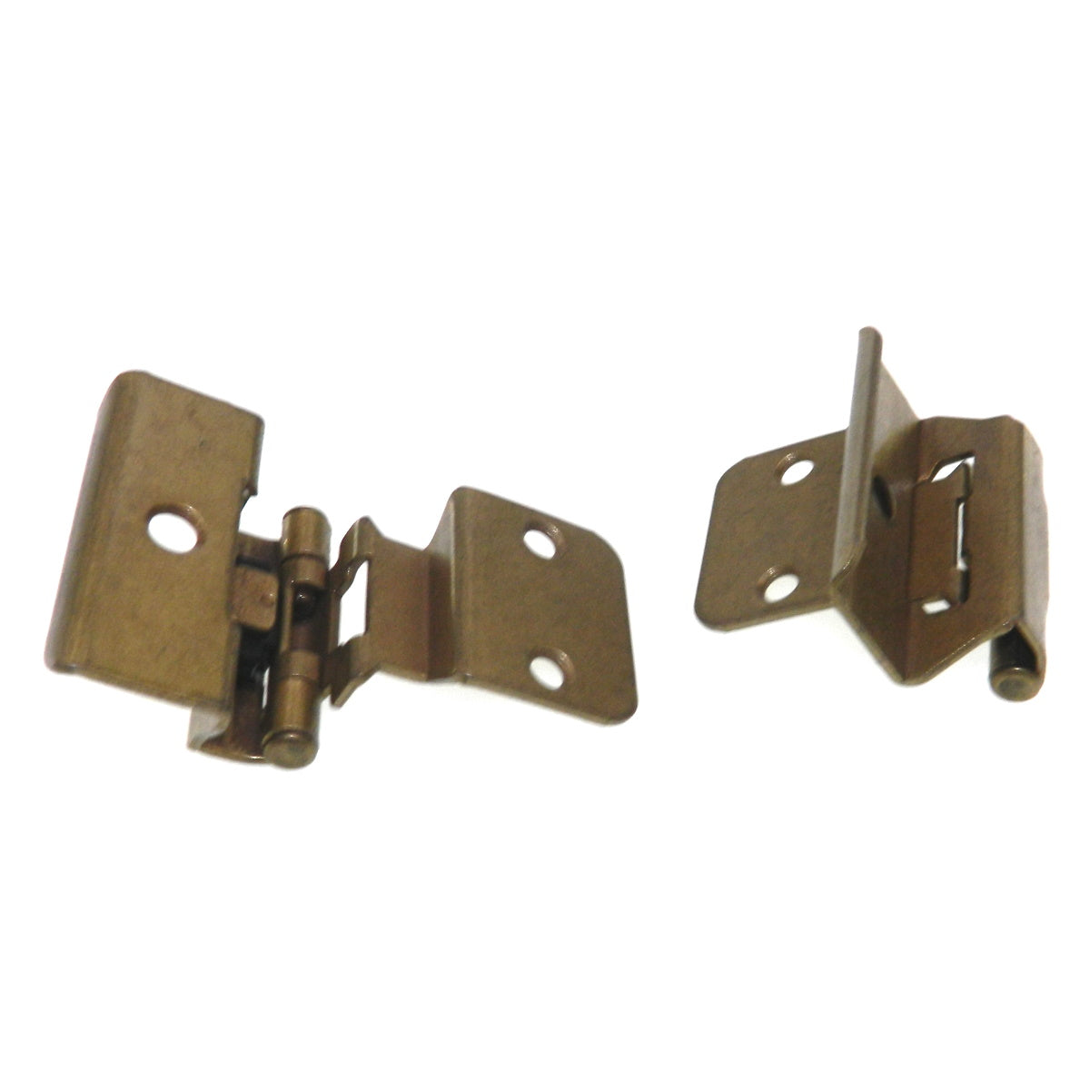 Amerock Burnished Brass Full Wrap Hinges 3/8" Inset Self-Closing BP7560-BB