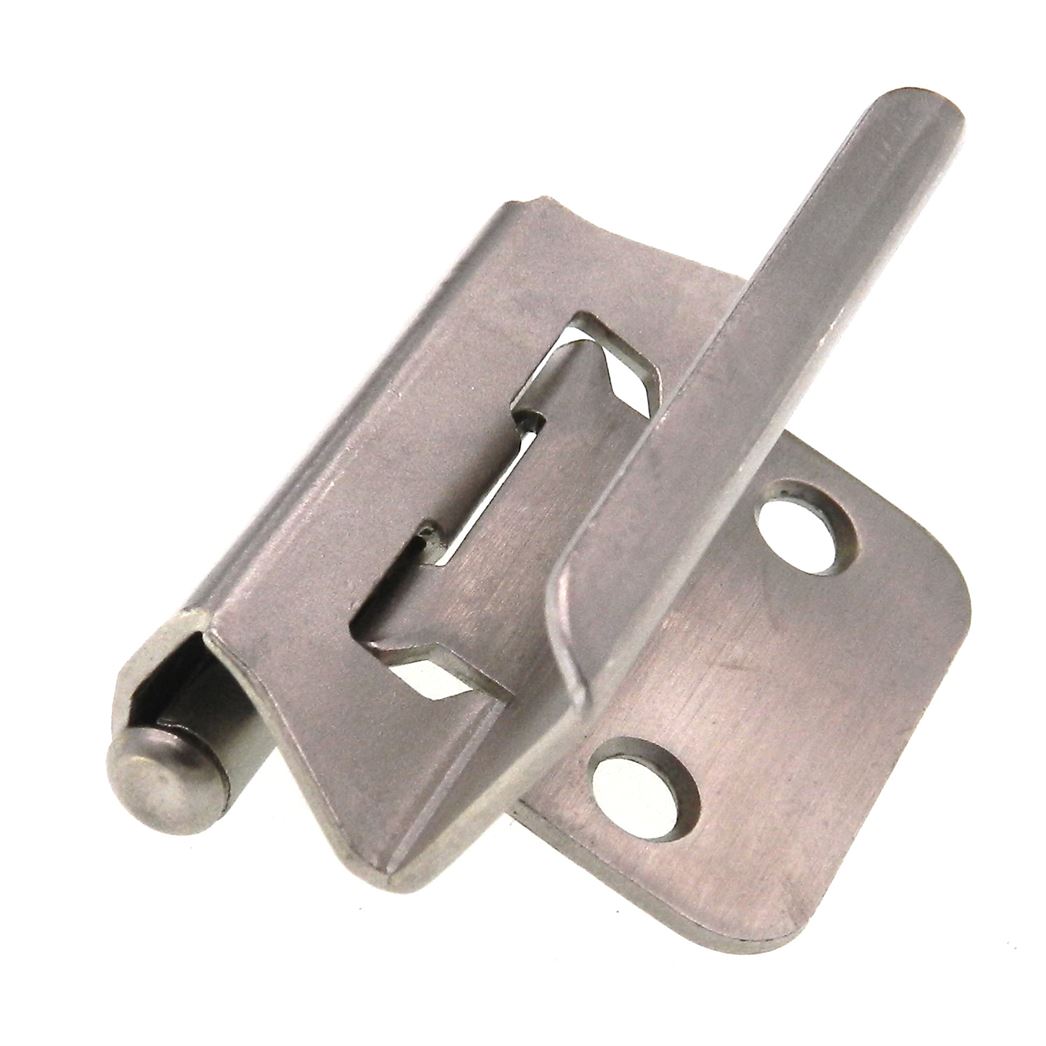 Pair Amerock Sterling Nickel Full Wrap Hinges 1/4" Overlay Self-Close BP7567-G9