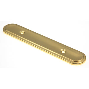 Amerock Polished Brass Traditional 3"cc Cabinet Pull Backplate BP7593