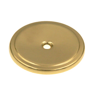Amerock Polished Brass Traditional Round Cabinet Knob Backplate BP7603