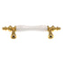 5 Pack Amerock 3"cc Polished Brass Cabinet Porcelain Bar Pull Handle Ceramic Center BP76243-W3