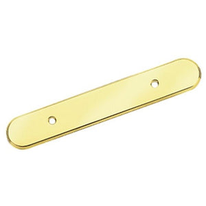 Amerock BP76247-3 Polished Brass 3 in.cc Cabinet Pull Backplate Functional Collection