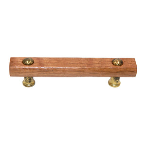 Amerock Wood 4-1/4" CTC Antique Brass Cabinet Bar Pull Handle BP76267-OB