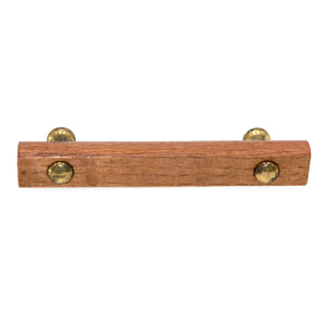 Amerock Wood 4-1/4" CTC Antique Brass Cabinet Bar Pull Handle BP76267-OB