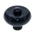 Amerock Royal BP76268-BLEB - Tirador redondo de plástico negro para gabinete (1 3/16 pulgadas)