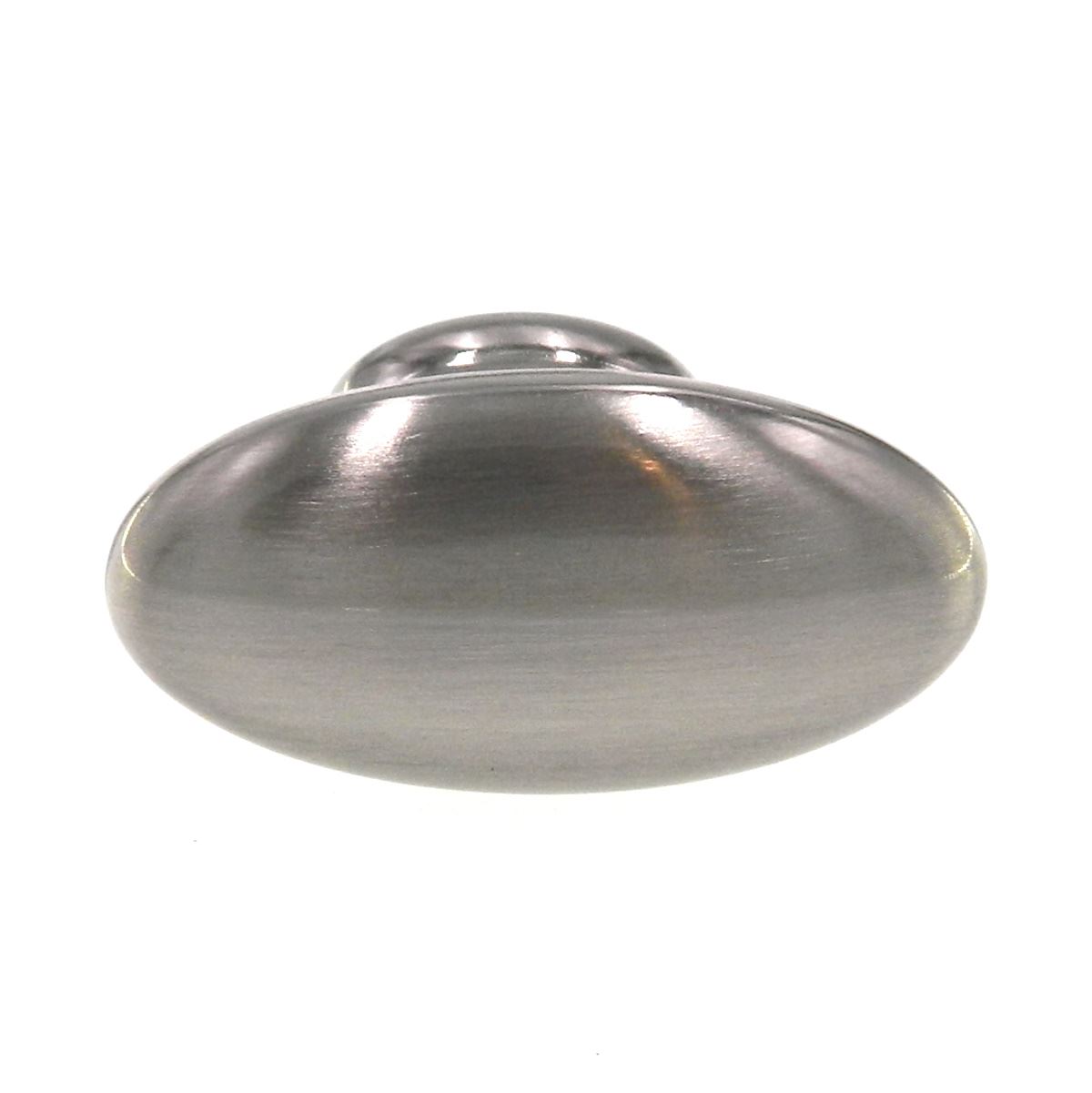 Amerock Hardware BP76270G9 Sterling Nickel 1 1/2" Oval Cabinet Knob Pulls