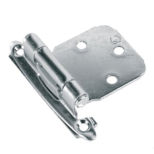 Pair of Amerock BP7629-26 Chrome Self-Closing Face Mount Variable Overlay Hinges