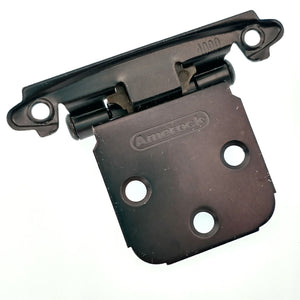 Amerock Oil-Rubbed Bronze Variable Overlay Cabinet Hinges 2 Pack BP7629-ORB