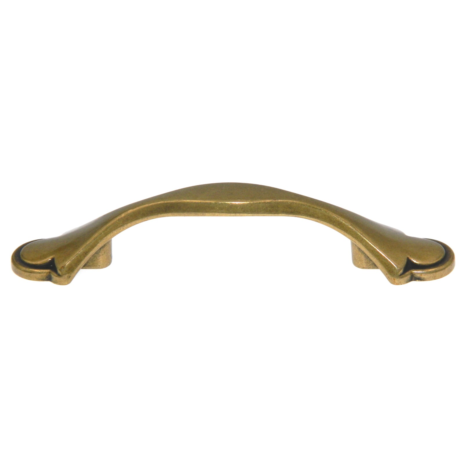 Amerock Rustic Finishes BP76295-R1 Regency Brass 3"cc Ornate Cabinet Handle Pull