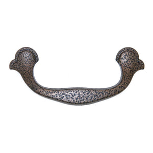 Amerock Rustic Finishes Hammered Bronze 3" Ctr. Drawer Drop Pull BP76296-HBZ