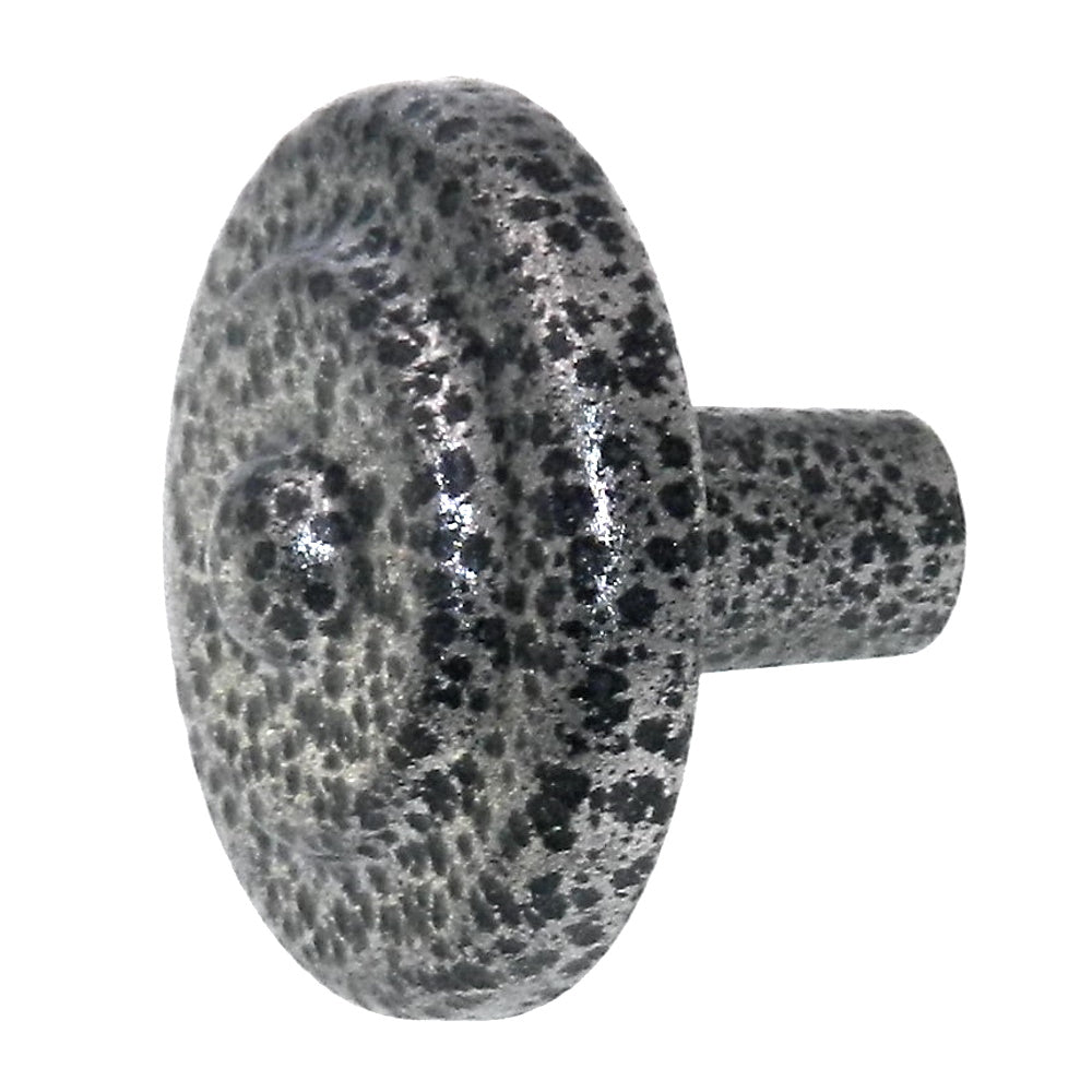 Amerock Classics Hammered Black 1 1/4" Round Cabinet Knob BP76297-HB