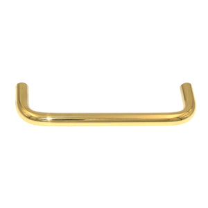 Amerock BP76313-3 Solid Brass 3 3/4 In. 96mm Centers Cabinet Wire Pulls, 10 Pack