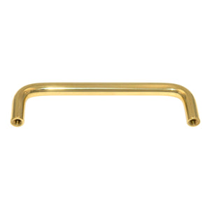 Amerock BP76313-3 Polished Brass Solid Brass 3 3/4"cc Cabinet Wire Pull Handles