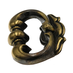 Amerock BP764-AE Antique English Brass Furniture Knob Mock Bail Pull Ring Pull