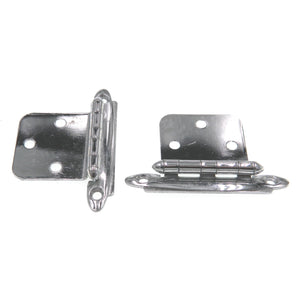 Pair Amerock Polished Chrome Variable Overlay Hinges Non Self-Closing BP7680-26