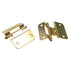 Amerock Polished Brass Partial Wrap Hinges 3/8" Inset Bullet Tip BP7697-3