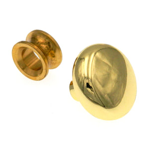 Amerock 1 1/8" Polished Brass Round Cabinet Knob BP770-3