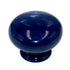 Amerock Colors Navy Blue 1 1/8" Mushroom Round Cabinet Knob BP770-NB