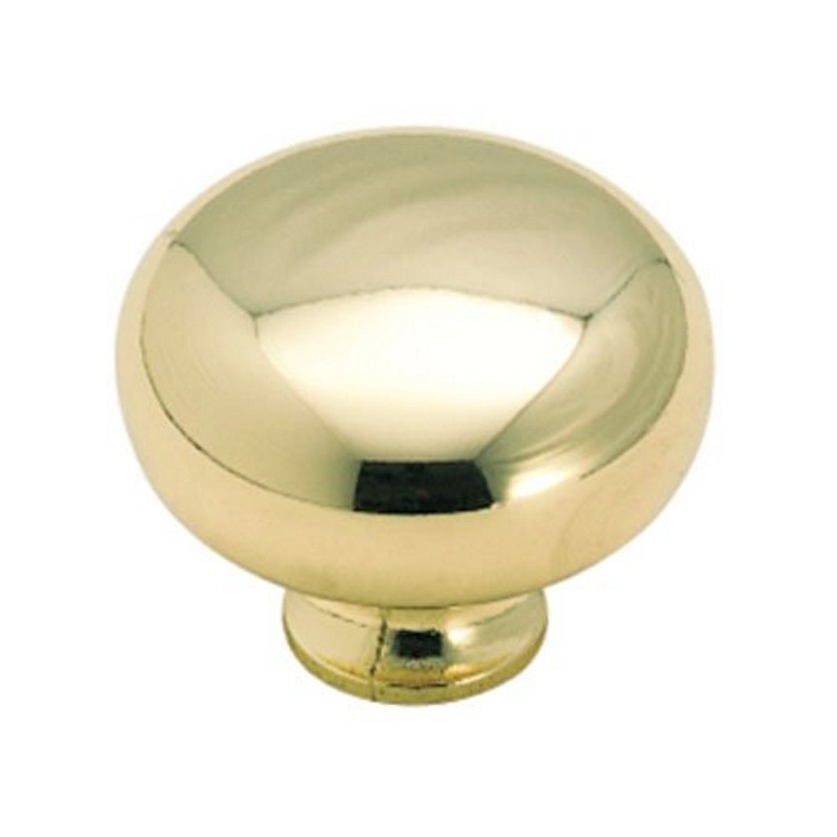 Amerock Hardware BP772-3 Polished Brass 1 1/2" Round Cabinet Knob Pull 