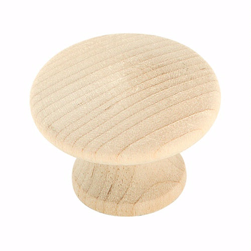 Amerock Allison 2 Pack (Set of 2) 1 1/4" Birch Wood Round Cabinet Knob BP811-WD